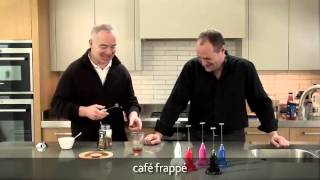 How to make a frappé coffee using an aerolatte milk frother [upl. by Federico]