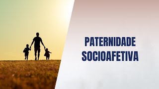 Paternidade socioafetiva [upl. by Ditmore]