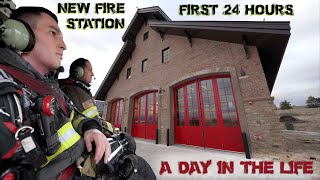 First 24 Hours in a New Fire Station  A Day in the Life [upl. by Oreves]