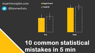 Ten Statistical Mistakes in 5 Min [upl. by Lewls]