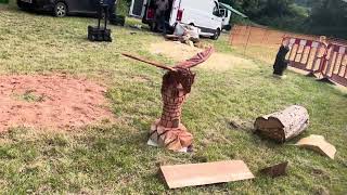 A fabulous range of wooden sculpture at Caerleon festival 2024 [upl. by Inna93]