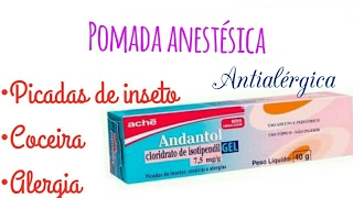 Resenha PomadaAndantol Gel [upl. by Aseram]