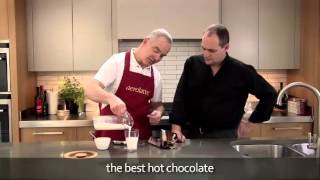 How to make a hot chocolate using an aerolatte milk frother [upl. by Garvin]