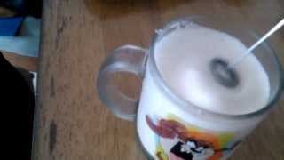 Aerolatte Review Frothing Cold Milk In Under 1 Minute [upl. by Nealah159]